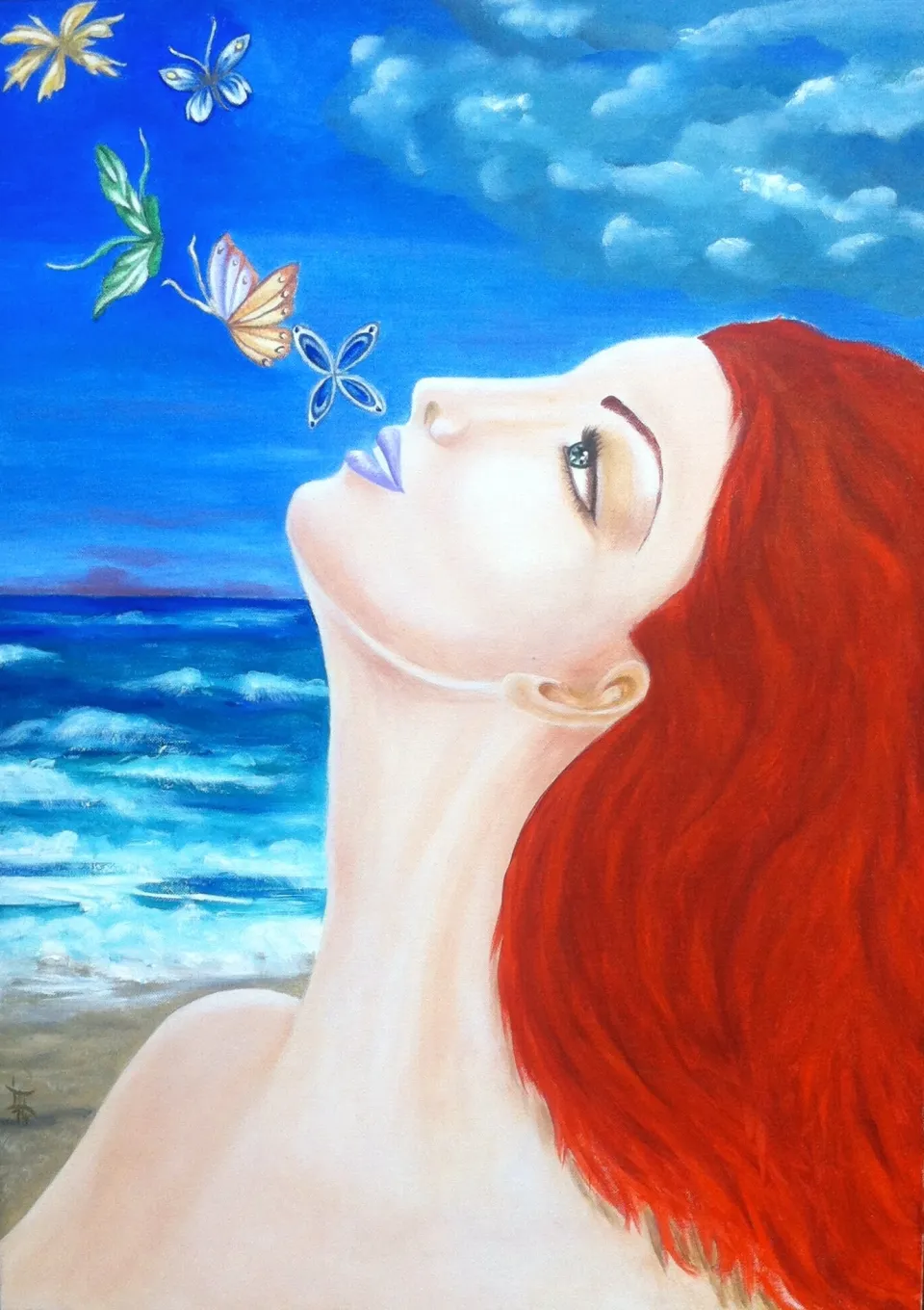The Girl with the Butterflies