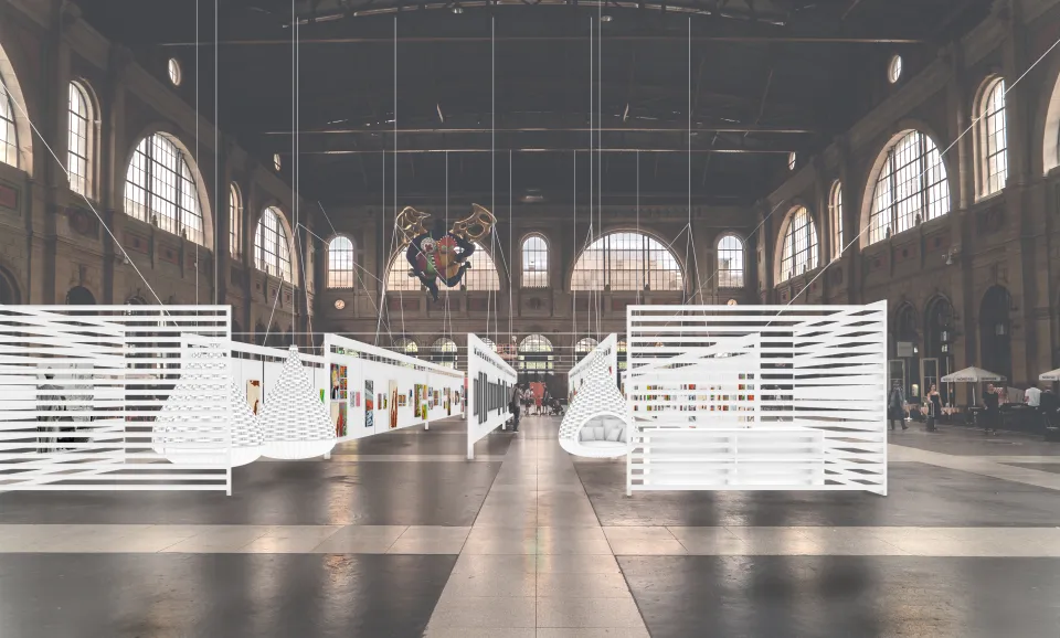 Zurich Main Station | visualisation: wisartexpo, copyright: Artbox