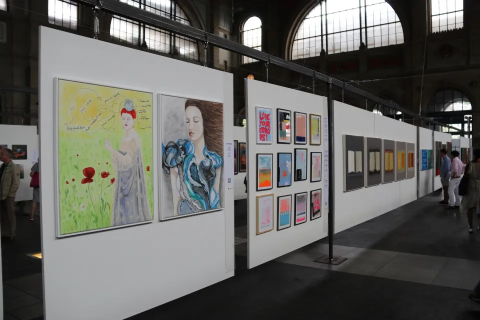 Zurich Main Station | visualisation: wisartexpo, copyright: Artbox