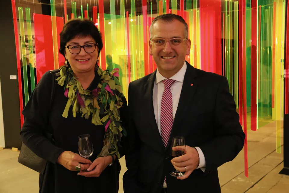 Exhibition opening with Michael Stähli, Chair of the Culture Committee