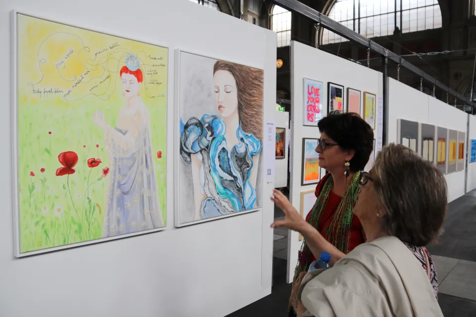 Zurich Main Station | visualisation: wisartexpo, copyright: Artbox