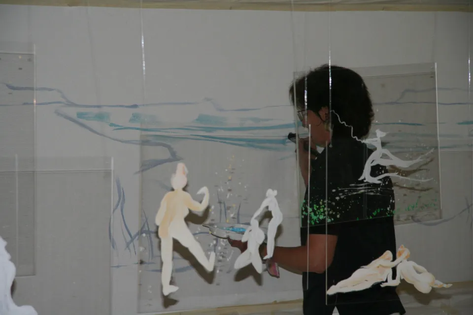Performance with Stefan Meier on the violin, 2007