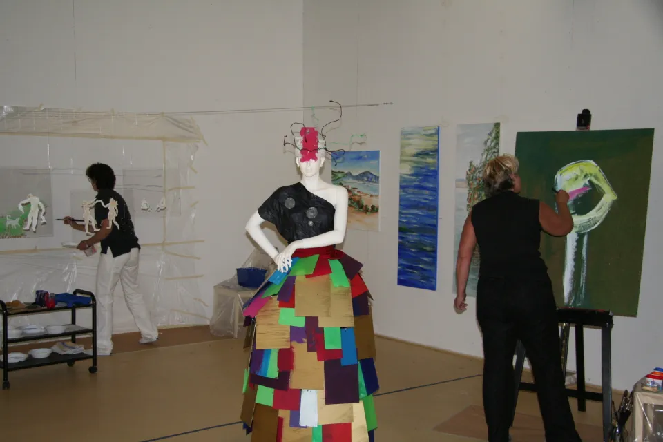 Performance with Stefan Meier on the violin, 2007