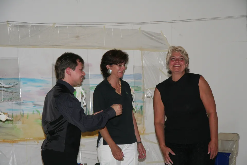 Performance with Stefan Meier on the violin, 2007