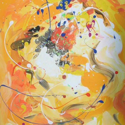Naissance d'une étoile 70x50 Leinwand